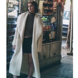 NWT Zara Limited Edition Knit Coat